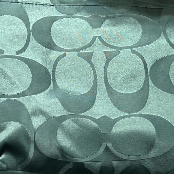 Coach Blue Crossbody Bag with Tan Interior, like new - Picture 10 of 11